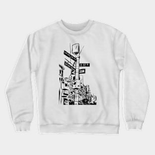 New York City Streets Crewneck Sweatshirt